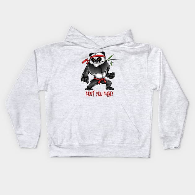 Don't you dare! Kids Hoodie by VintageHeroes